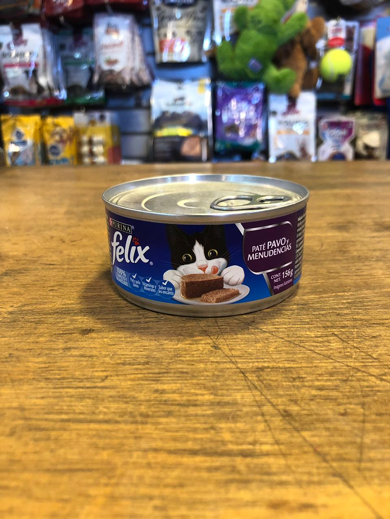 Paté de Pavo y Menudencias felix 156gr. 1