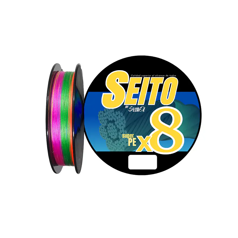 Multifilamento Seito Super PE X8 300m Multicolor 1