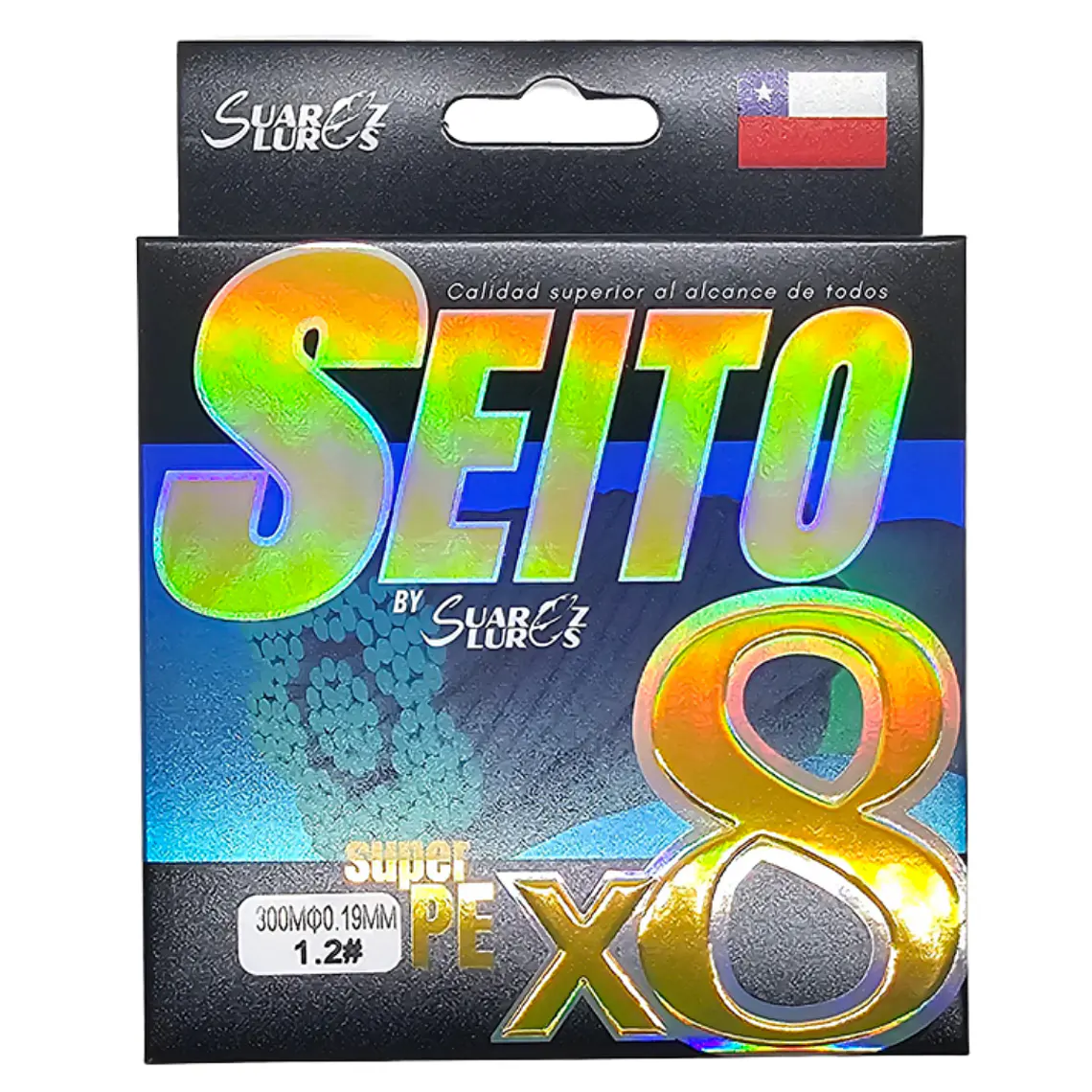 Multifilamento Seito Super PE X8 300m Multicolor 2