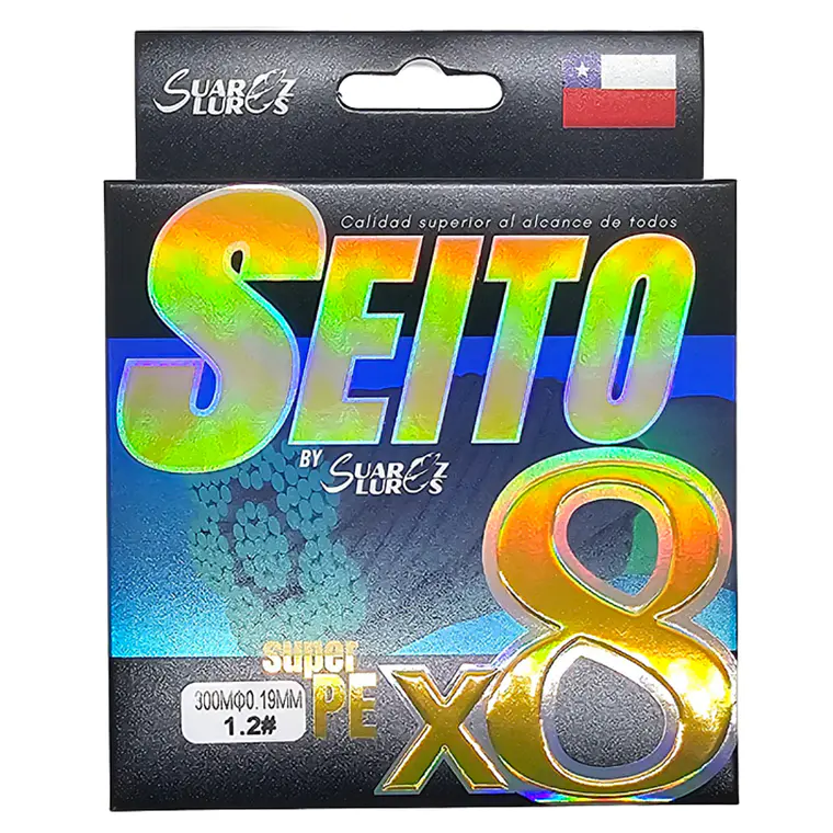 Multifilamento Seito Super PE X8 300m Multicolor 2