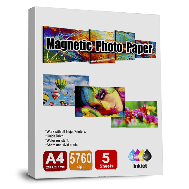 Papel Magnetico Fotografico Glossy 