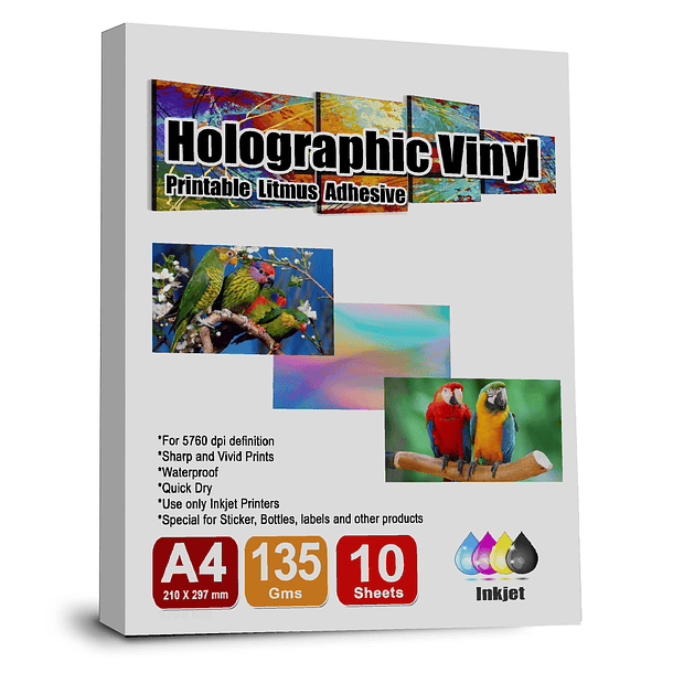 Vinilo Adhesivo Holografico Tornasol