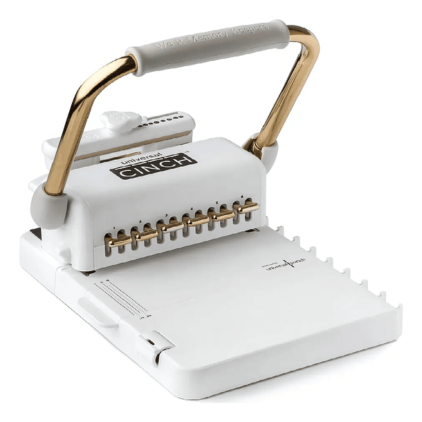 Encuadernadora Universal Cinch, Dorada 1