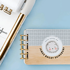 Encuadernadora Universal Cinch, Dorada 3