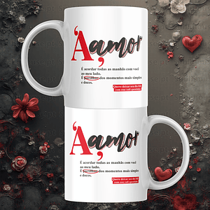 Caneca em Cerâmica - Amor