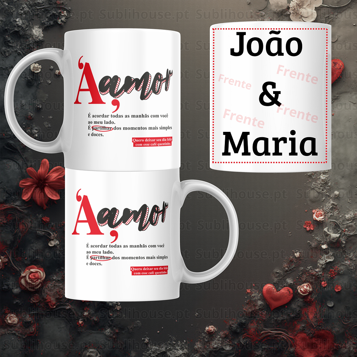 Caneca em Cerâmica - Amor 2