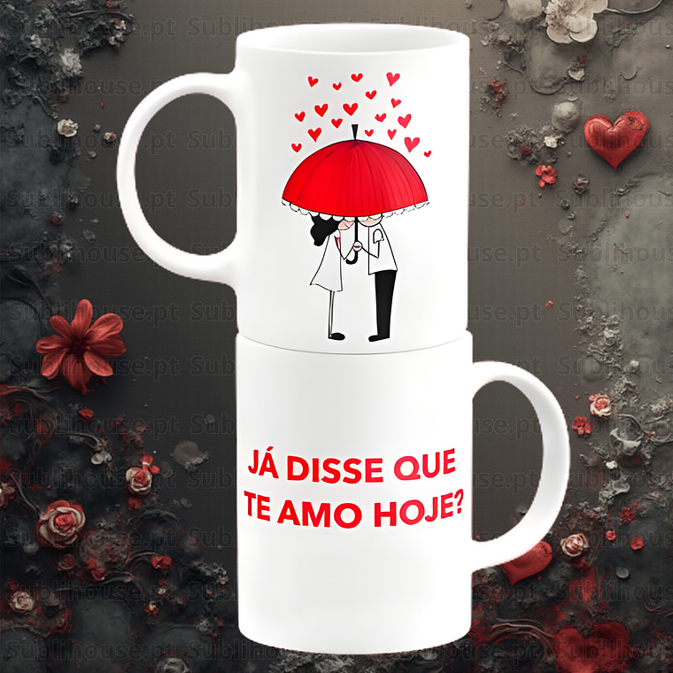 Caneca em Cerâmica - Ja disse que te amo ...? 1
