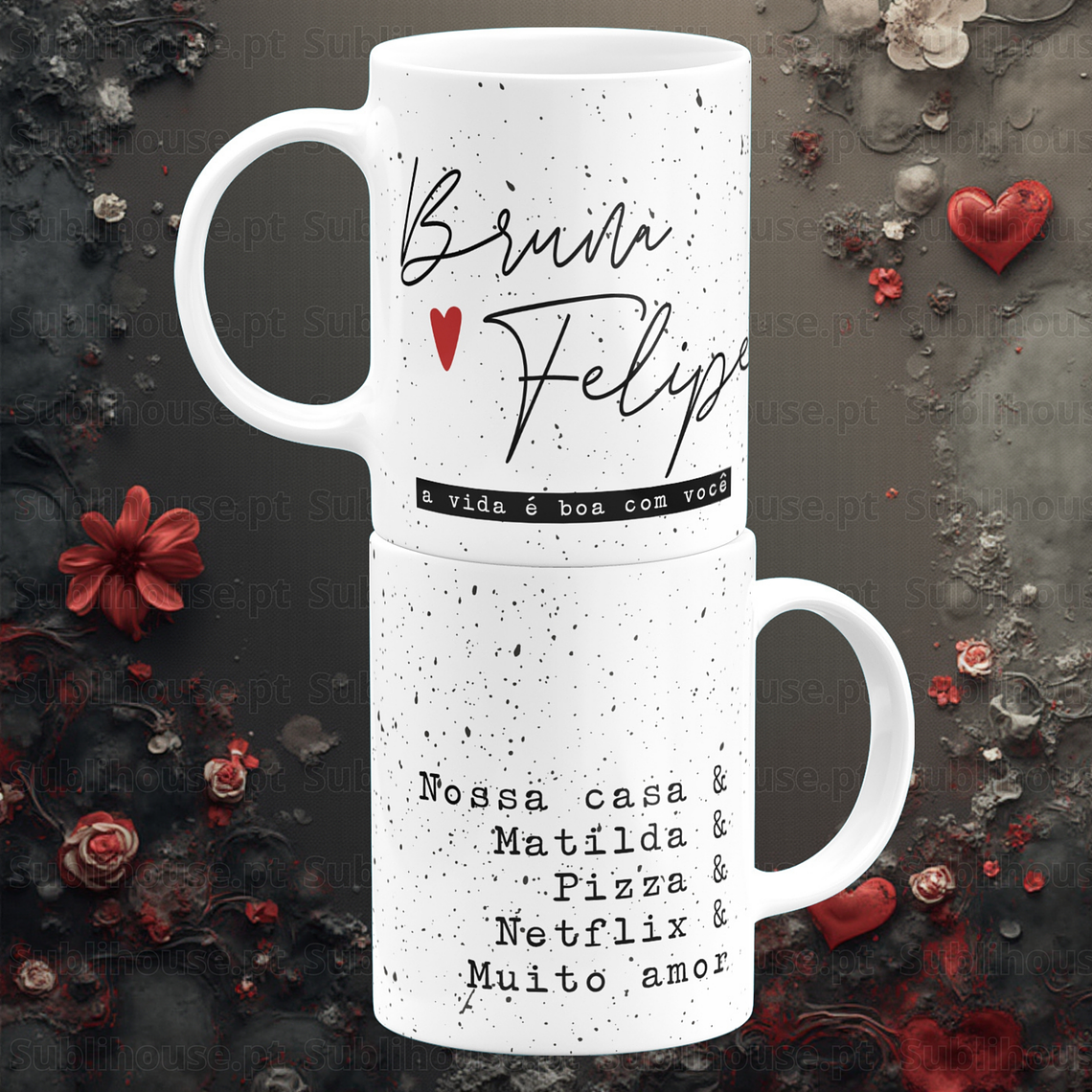 Caneca em Cerâmica - A vida é boa com você 1