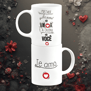 Caneca em Cerâmica - Metade de MIM