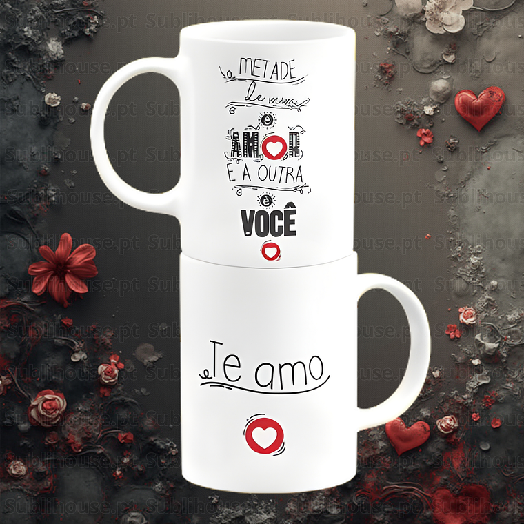 Caneca em Cerâmica - Metade de MIM 1