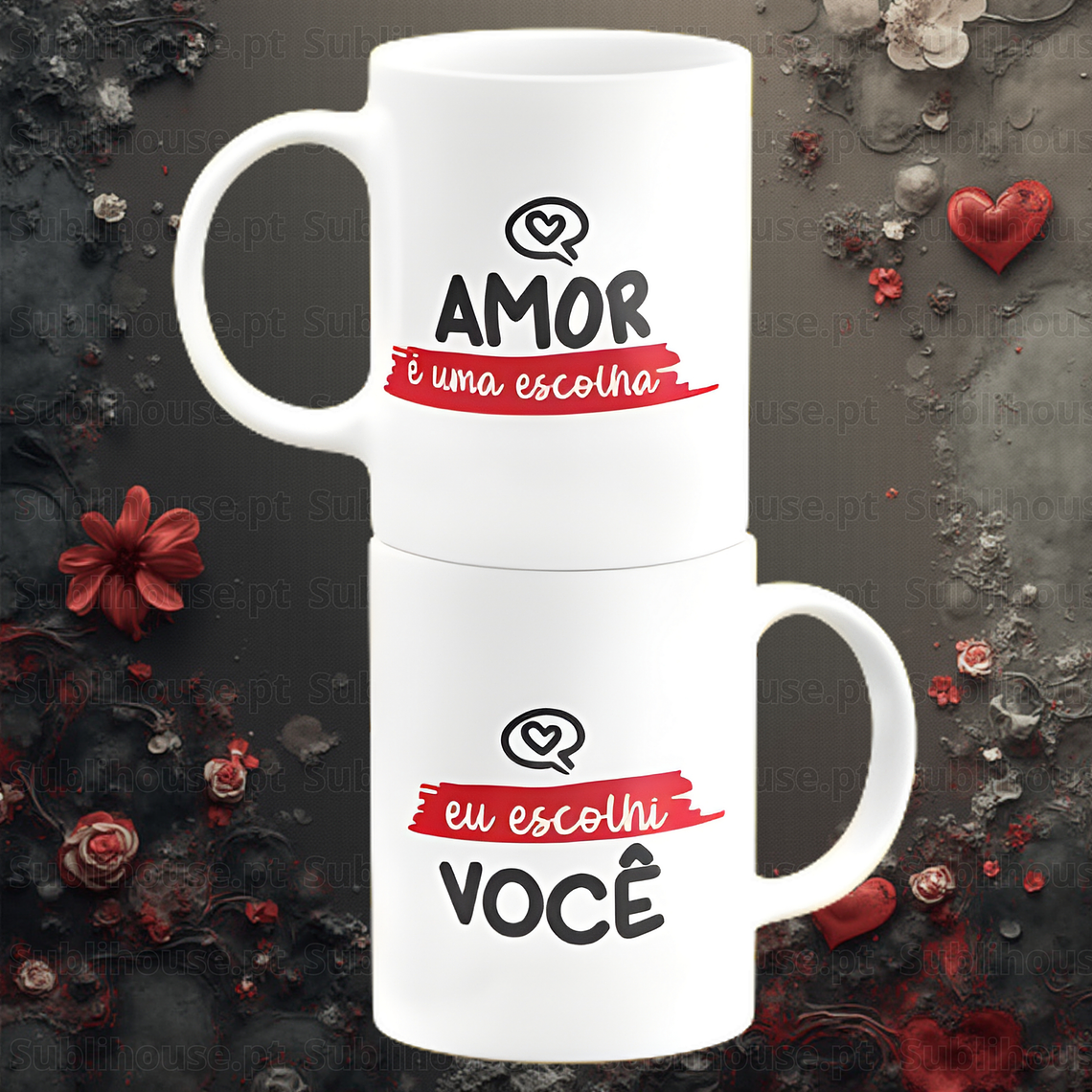 Caneca em Cerâmica - Amor é uma escolha 1