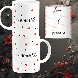 Caneca em Cerâmica - Amor S2
