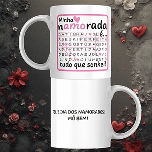 Caneca em Cerâmica - Minha namorada é