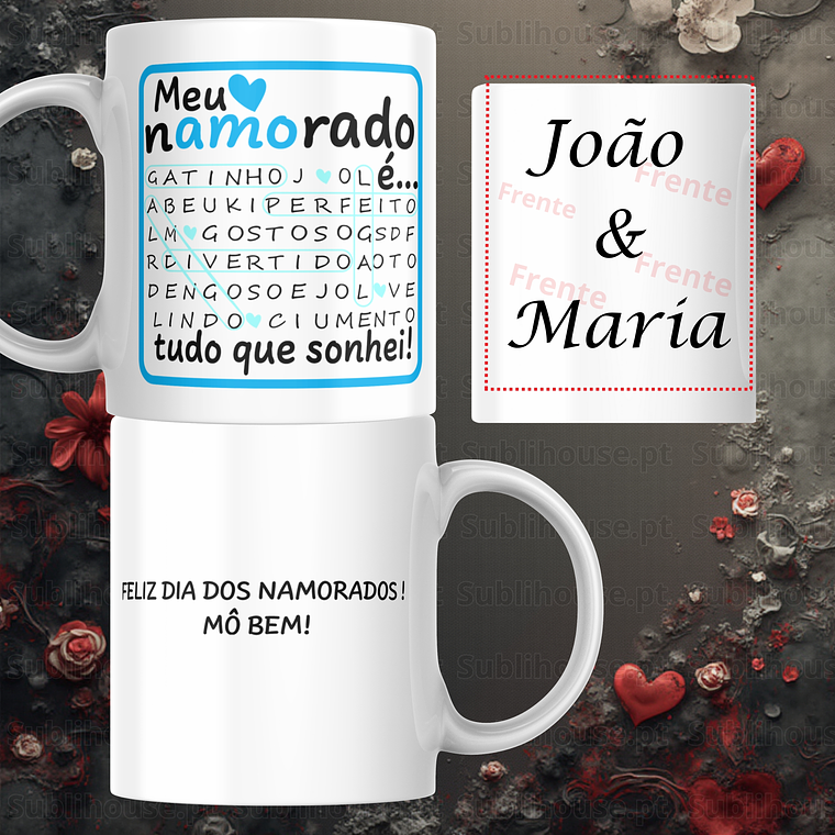 Caneca em Cerâmica - Meu namorado é  2