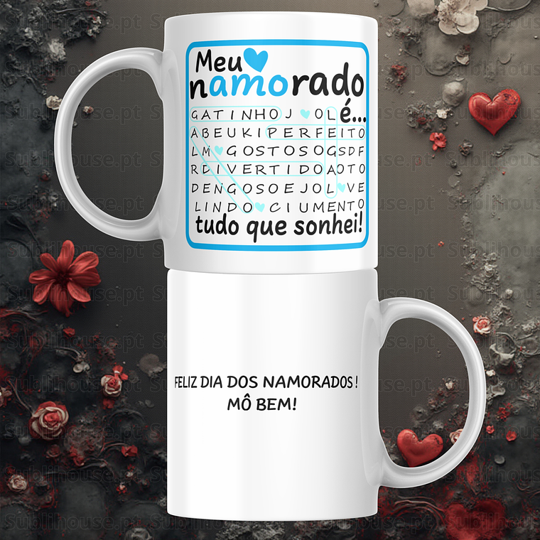 Caneca em Cerâmica - Meu namorado é  1