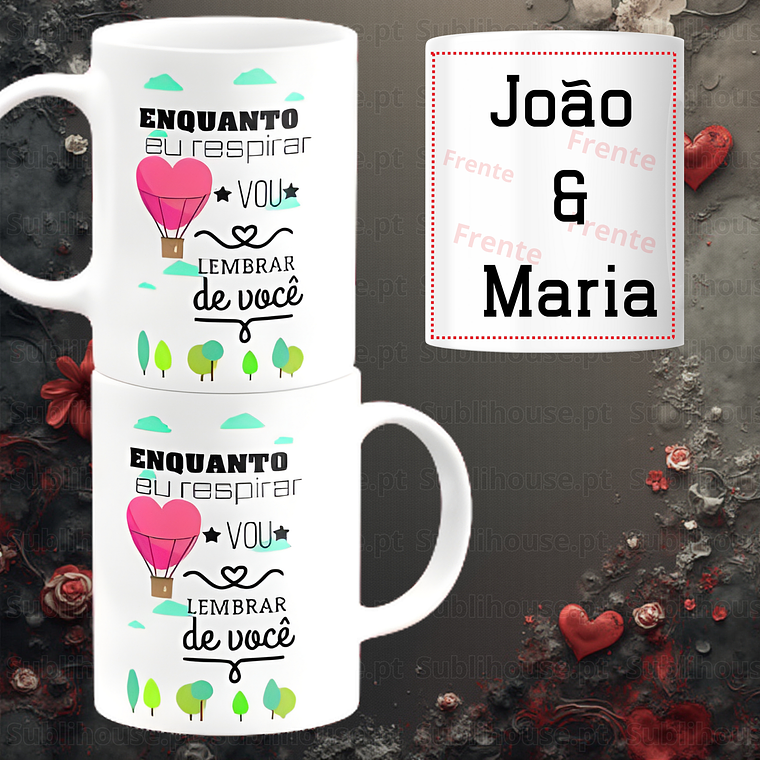 Caneca em Cerâmica - Enquanto eu Respirar 2