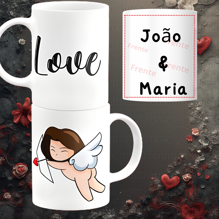 Caneca em Cerâmica - Love 2