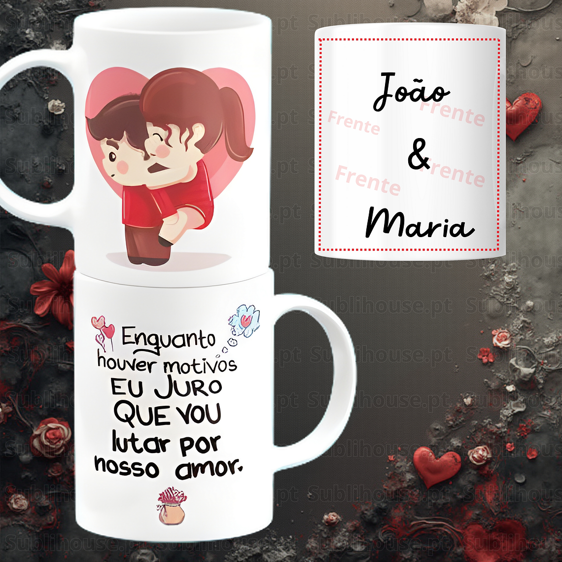 Caneca em Cerâmica - Eu vou Lutar  2