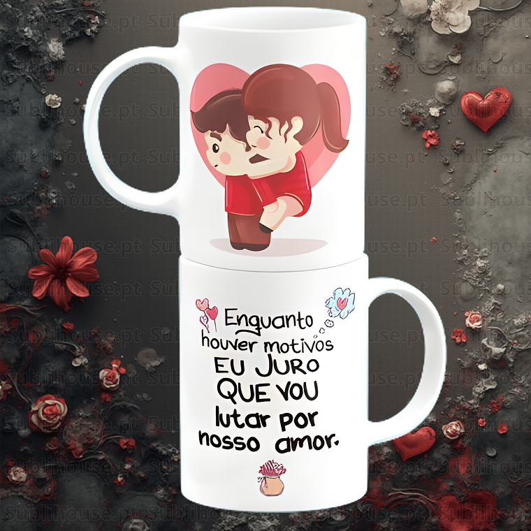 Caneca em Cerâmica - Eu vou Lutar  1