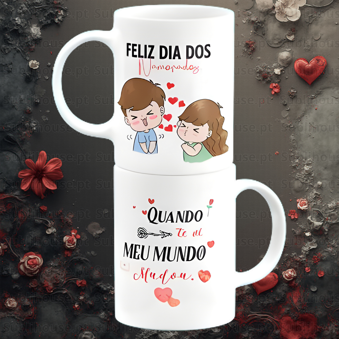 Caneca em Cerâmica - Quando te vi 1