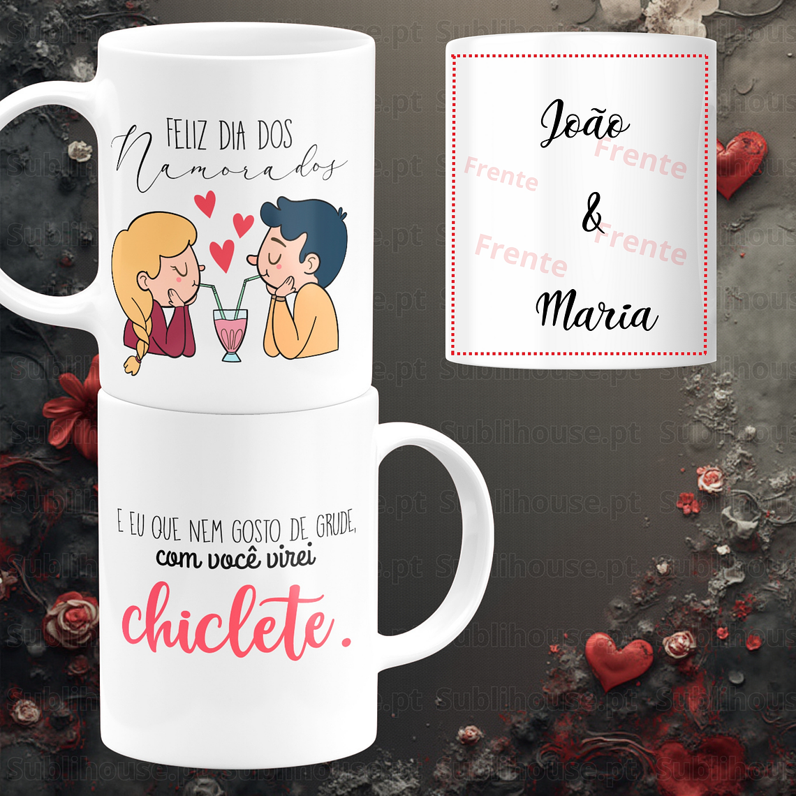 Caneca em Cerâmica - Chiclete 2