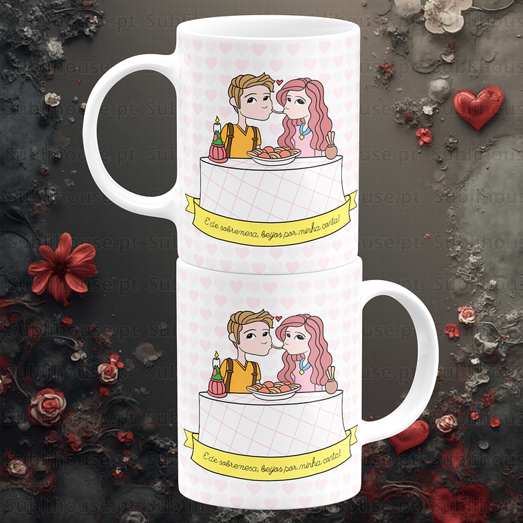 Caneca em Cerâmica - A dama e o Vagabundo 1