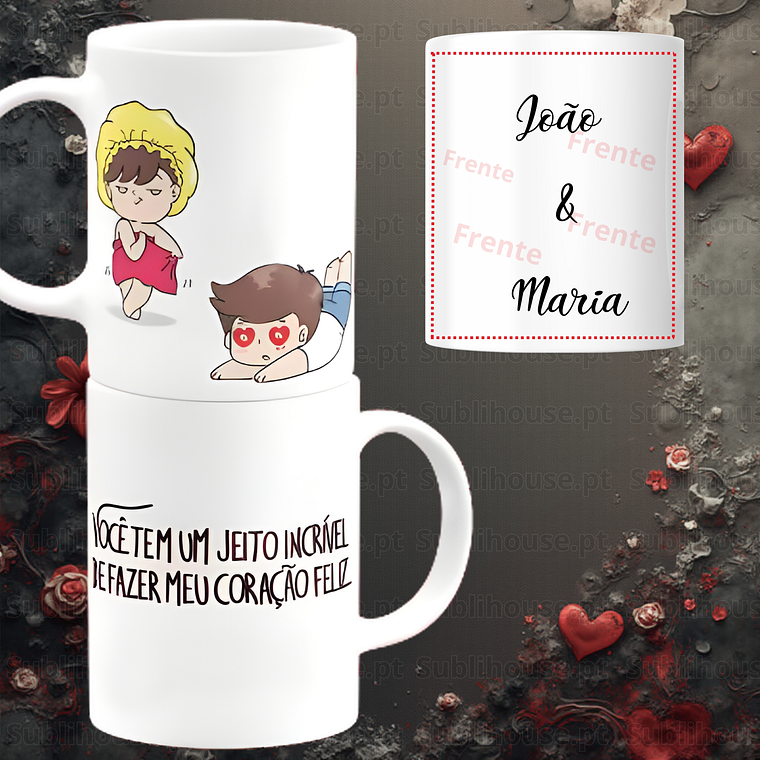 Caneca em Cerâmica - Um jeitinho Encantador 2