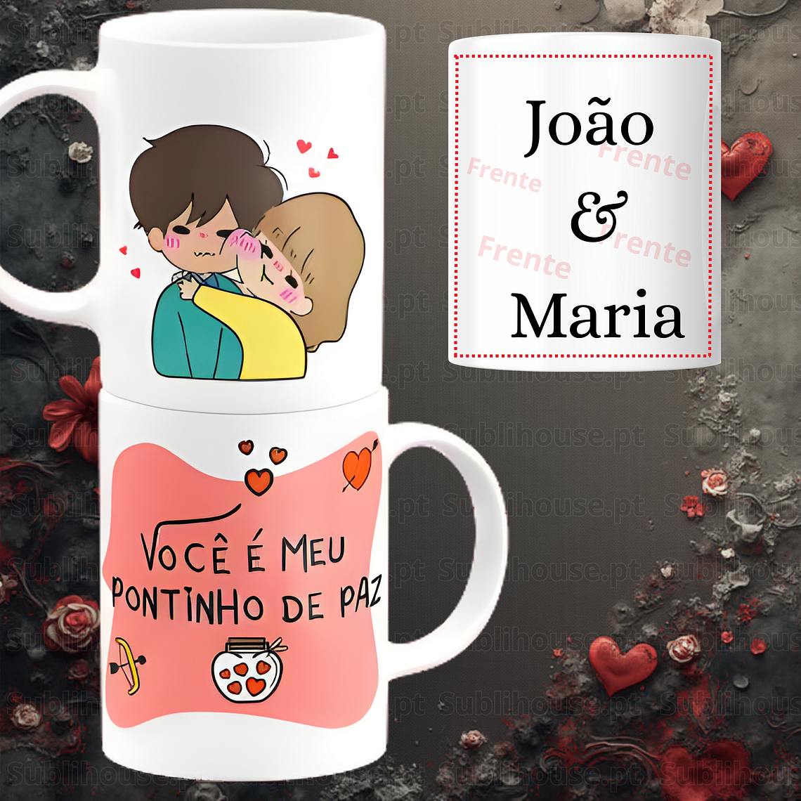 Caneca em Cerâmica - Você é meu Potinho de Paz 2