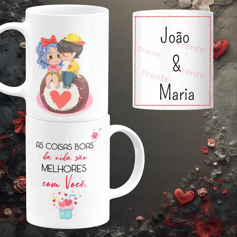 Caneca em Cerâmica - As coisas boas 2