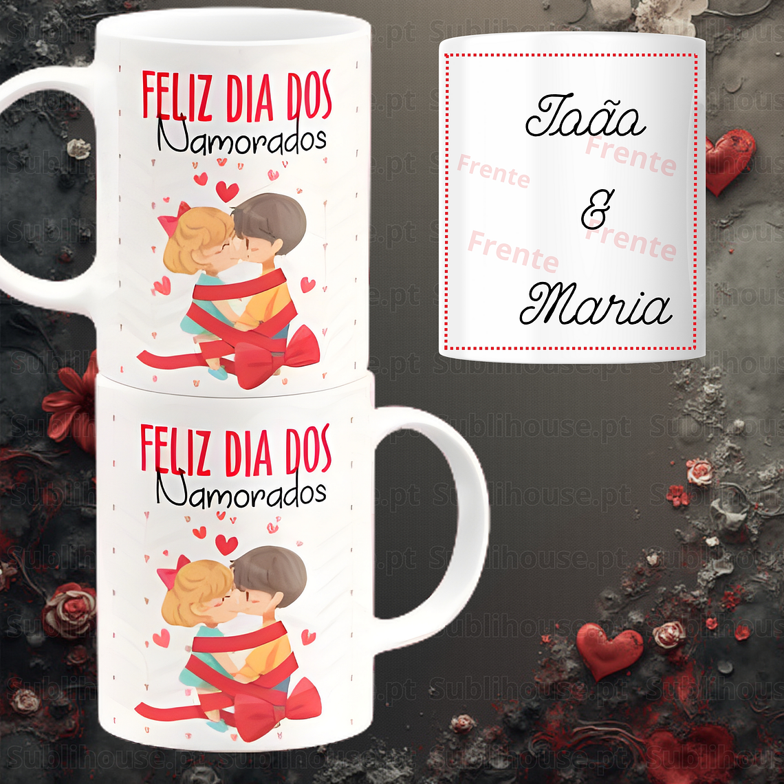 Caneca em Cerâmica - Atados pelo o amor  2