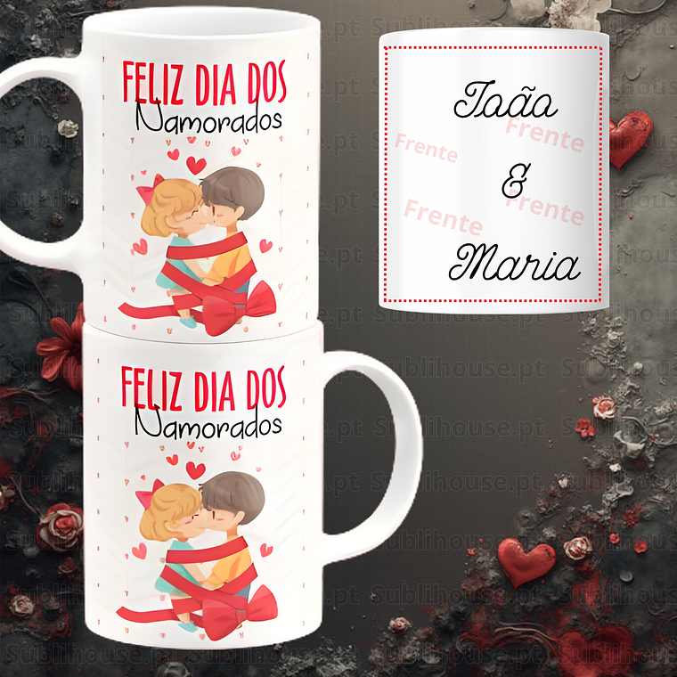 Caneca em Cerâmica - Atados pelo o amor  2