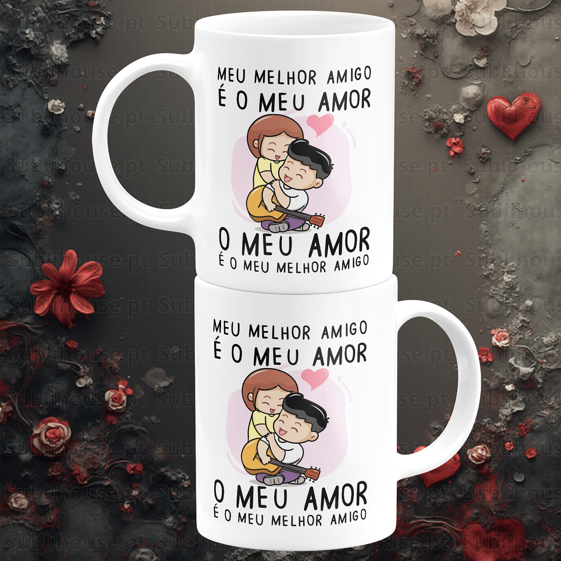 Caneca em Cerâmica - Meu melhor amigo  1
