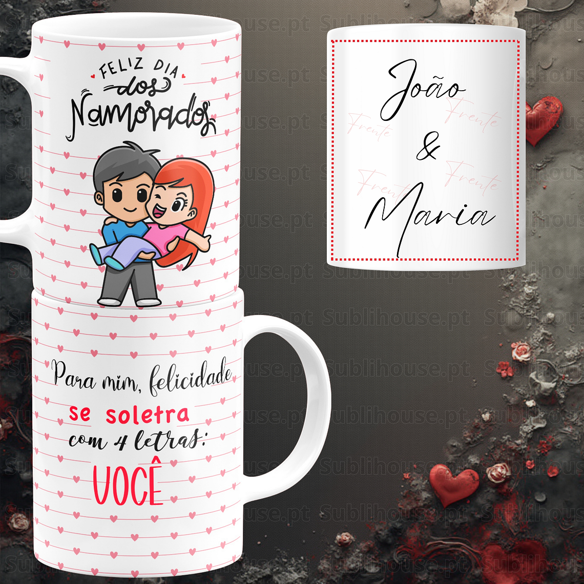 Caneca em Cerâmica - Soletra Amor 2