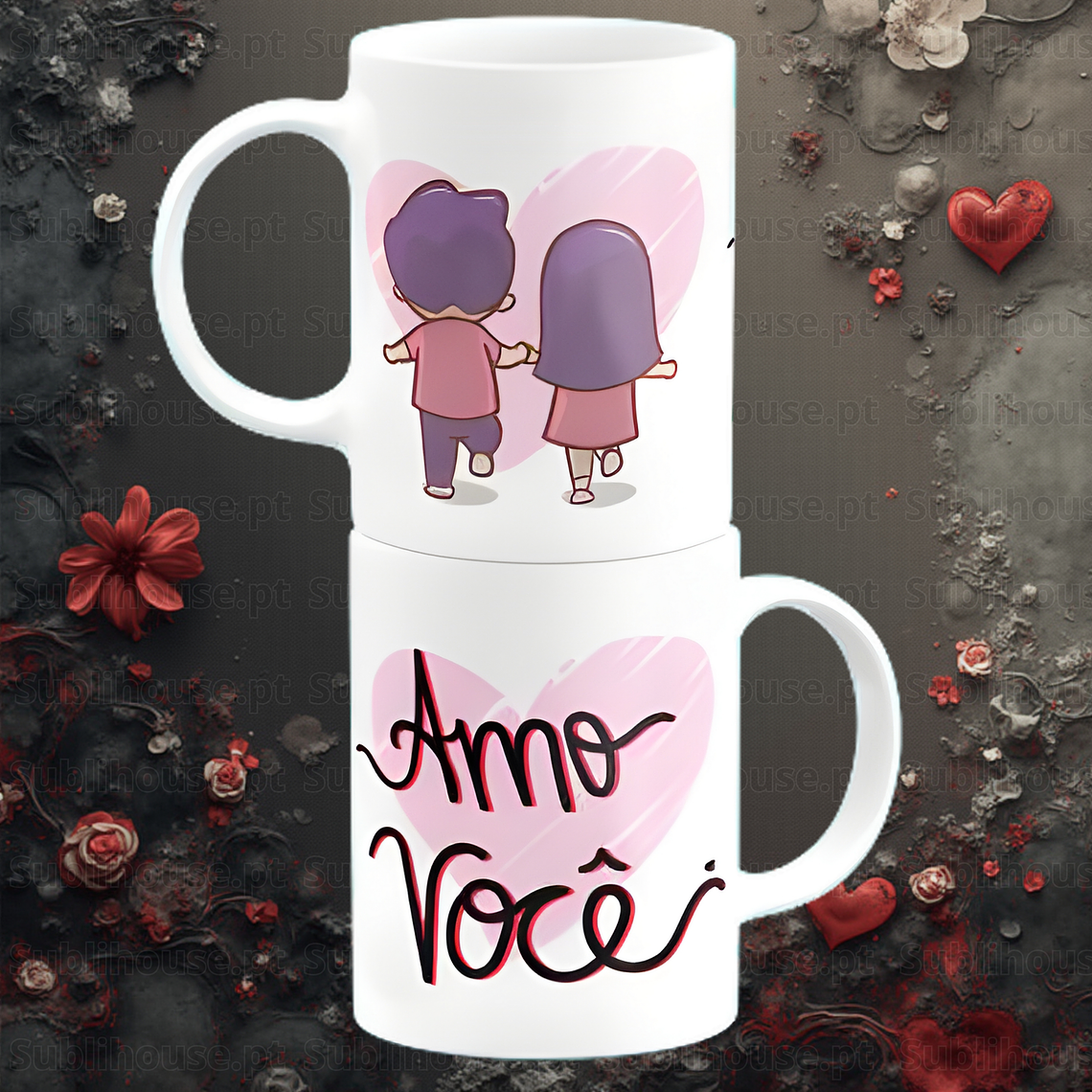 Caneca em Cerâmica - Amo Você 1