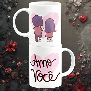 Caneca em Cerâmica - Amo Você