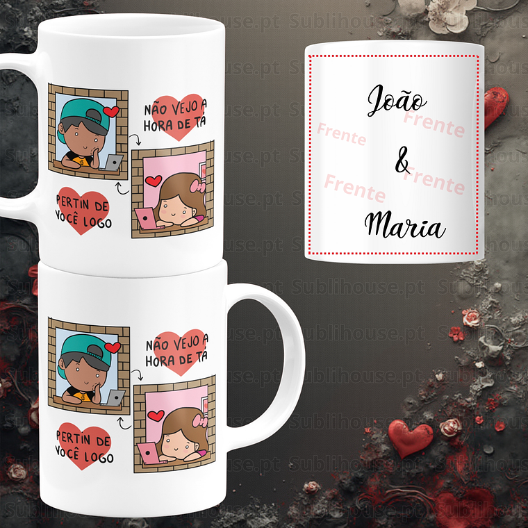 Caneca em Cerâmica - Não Vejo a Hora 2