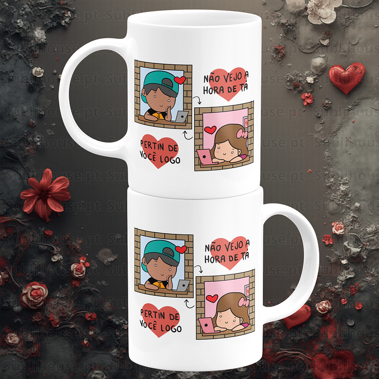 Caneca em Cerâmica - Não Vejo a Hora 1