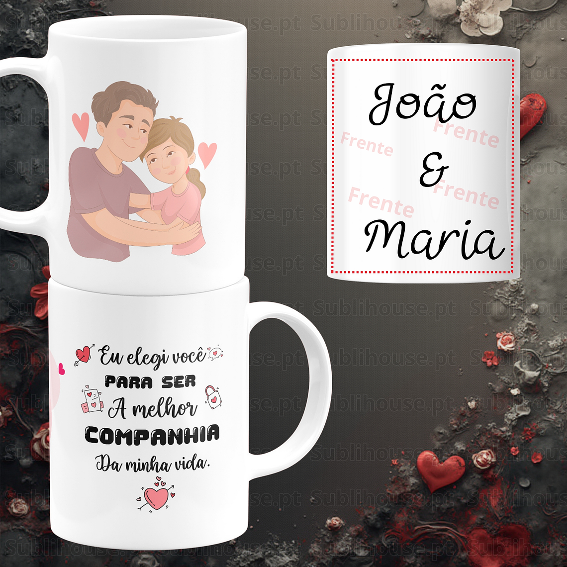 Caneca em Cerâmica - Companheira da vida toda 2