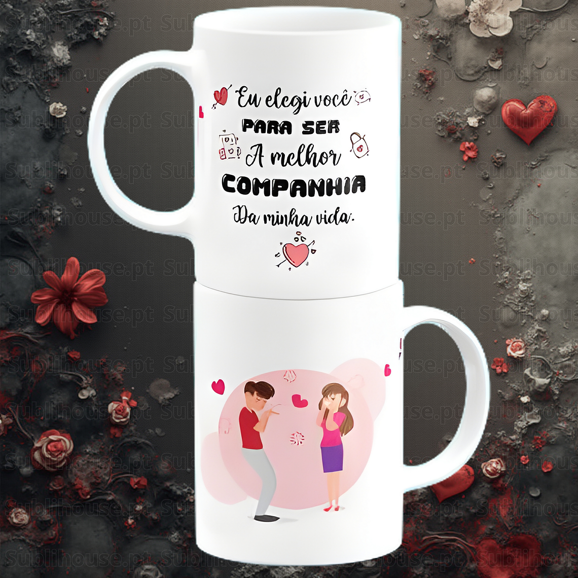 Caneca em Cerâmica -  A melhor Companhia  1