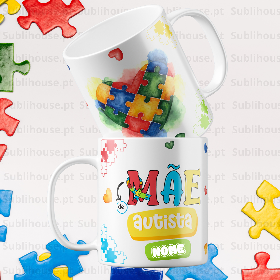 Caneca em Cerâmica -  Mãe de Autista 1