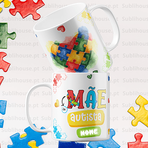 Caneca em Cerâmica -  Mãe de Autista