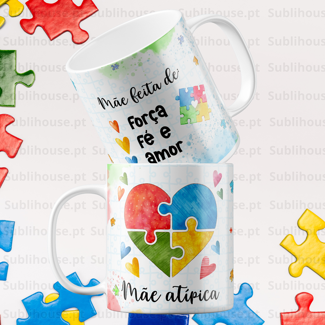Caneca em Cerâmica -  Mãe feita de força 1