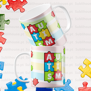 Caneca em Cerâmica - Autism