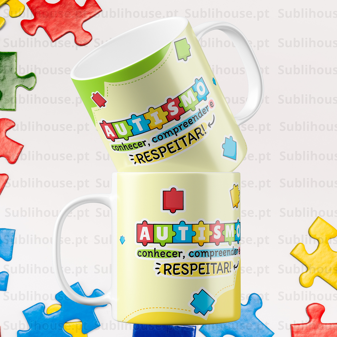 Caneca em Cerâmica -  Compreender e Respeitar 1