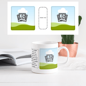 Caneca em Cerâmica Branca