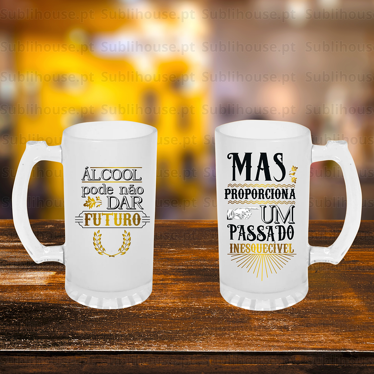 Caneca da Jola - Alcool pode não dar futuro  1