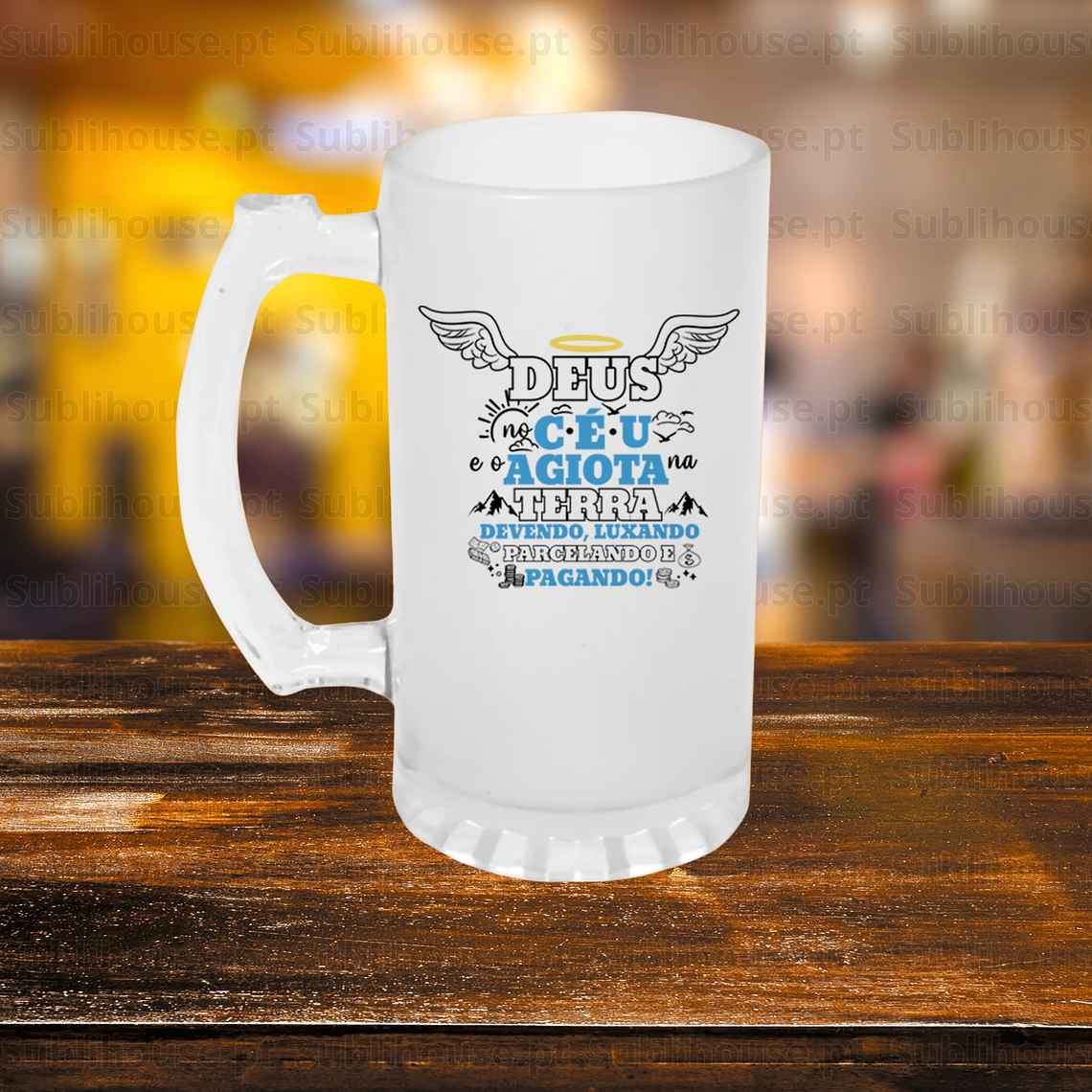 Caneca da Jola - Deus no céu  1