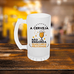 Caneca da Jola - A cerveja nao engorda