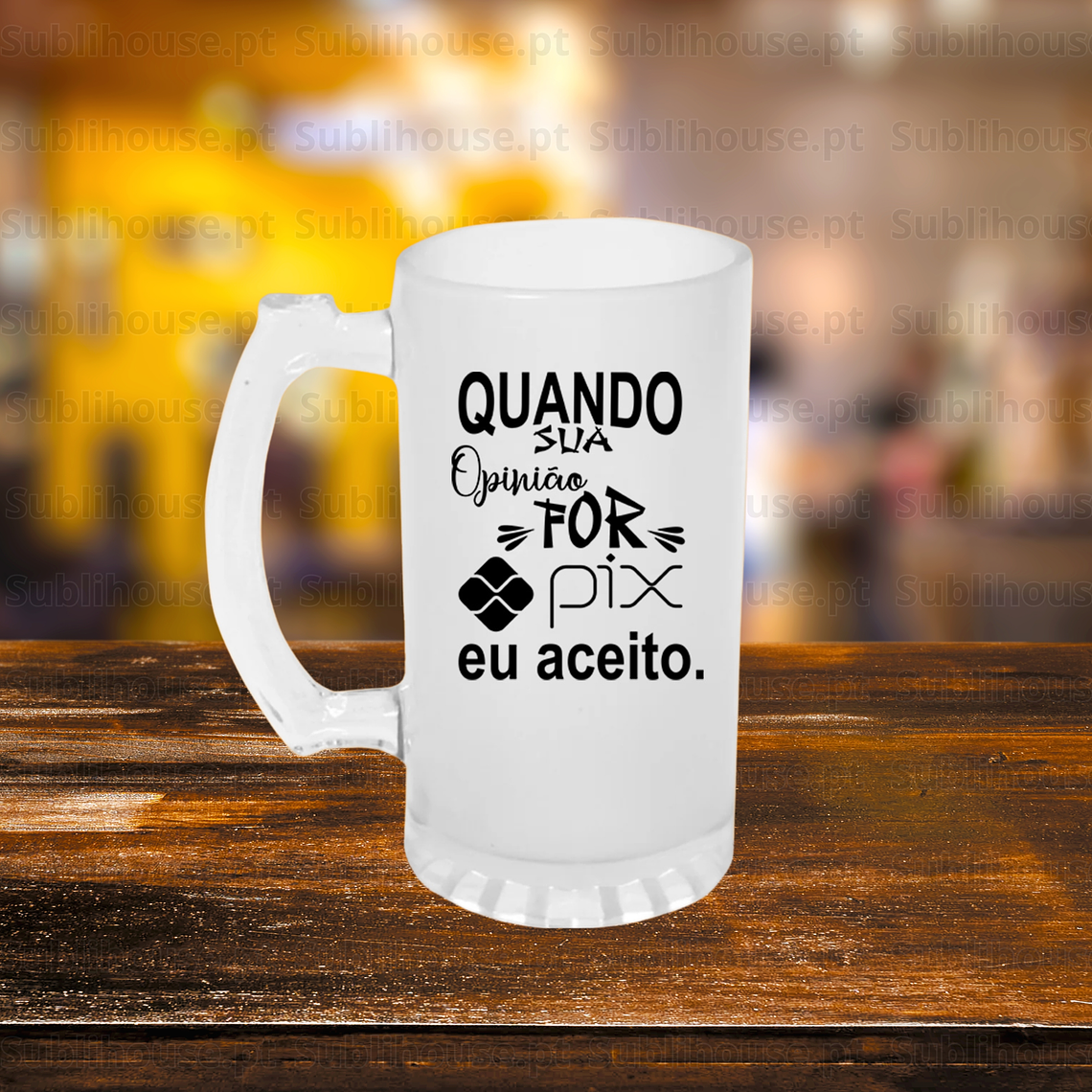 Caneca da Jola - Quando sua opinião for PIX 1