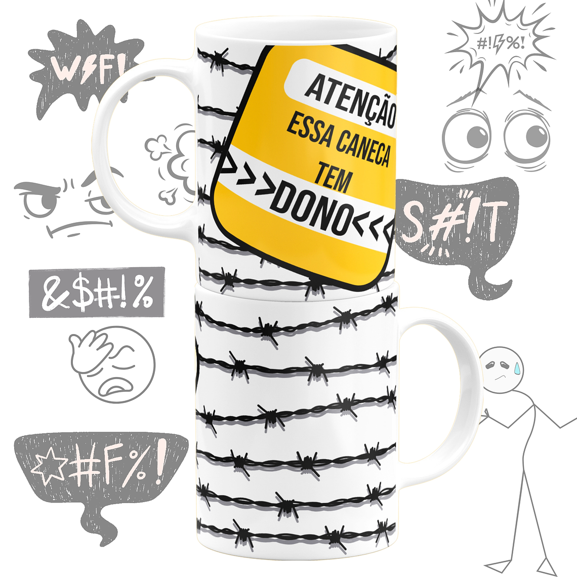 Paciência zero -Essa caneca Tem dono 1